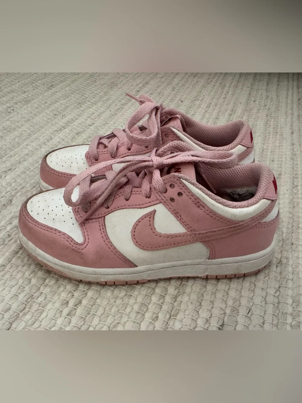 NIKE Girls Pink Sneakers - Size 13.5